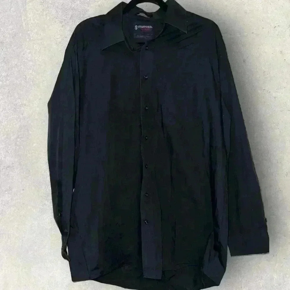 Black dress button up